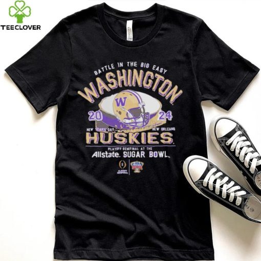 Washington Huskies Battle In The Big Easy 2024 Sugar Bowl Stadium Shirt