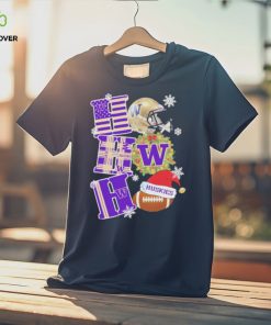 Washington Huskies Football Ho Ho Ho Christmas Shirt