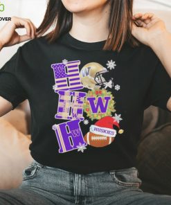 Washington Huskies Football Ho Ho Ho Christmas Shirt