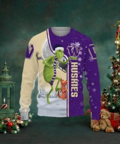 Washington Huskies Funny Grinch Ugly
