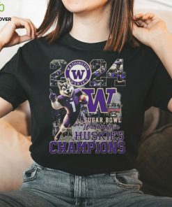 Washington Huskies Mascot 2023 2024 Sugar Bowl Champions T shirt