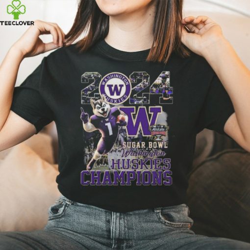 Washington Huskies Mascot 2023 2024 Sugar Bowl Champions T hoodie, sweater, longsleeve, shirt v-neck, t-shirt