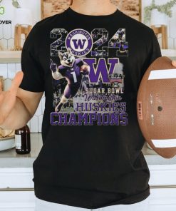 Washington Huskies Mascot 2023 2024 Sugar Bowl Champions T hoodie, sweater, longsleeve, shirt v-neck, t-shirt