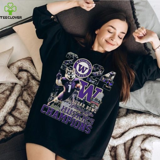 Washington Huskies Mascot 2023 2024 Sugar Bowl Champions T hoodie, sweater, longsleeve, shirt v-neck, t-shirt