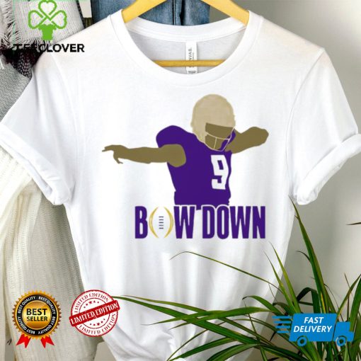 Washington Huskies Michael Penix Jr. bow down college football champions hoodie, sweater, longsleeve, shirt v-neck, t-shirt