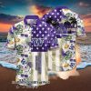 Plymouth Argyle FC Big Logo Tropical Leaves Hawaiian Shirt And Shorts