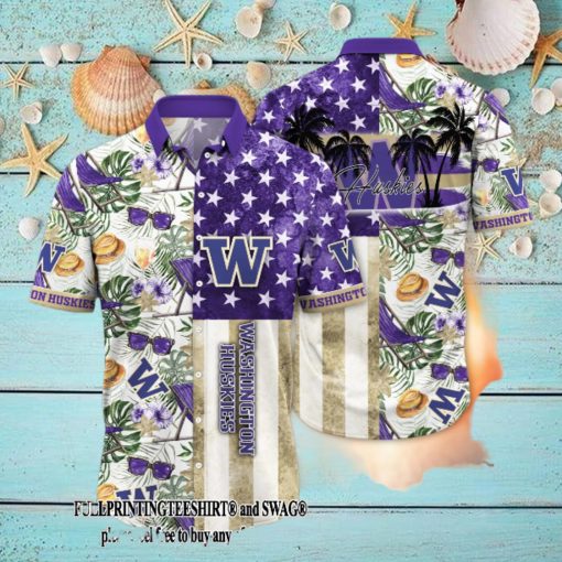 Washington Huskies NCAA Flower Gift Ideas All Over Printed Hawaii Shirt And Thoodie, sweater, longsleeve, shirt v-neck, t-shirt