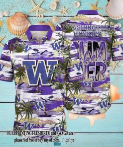 Washington Huskies NCAA Flower Pattern All Over Print Hawaii Shirt And Thoodie, sweater, longsleeve, shirt v-neck, t-shirt