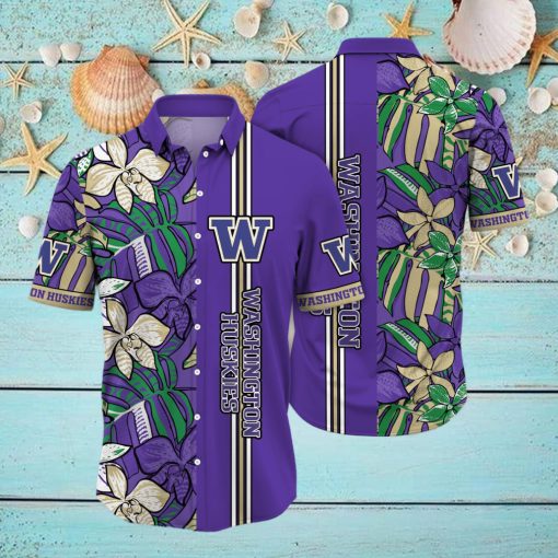 Washington Huskies NCAA Hawaiian Shirt Beach Balls Aloha Shirt