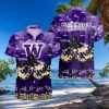 Washington State Cougars Palms Tree Hawaiian Shirt