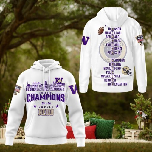 Washington Huskies Purple Reign 2024 Champions Hoodie T Shirt