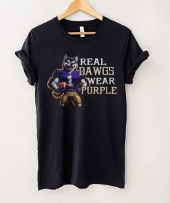 Washington Huskies Real Dawgs Wear Purple Mascot T hoodie, sweater, longsleeve, shirt v-neck, t-shirt