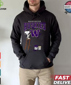 Washington Huskies Snoopy Painting Shirt