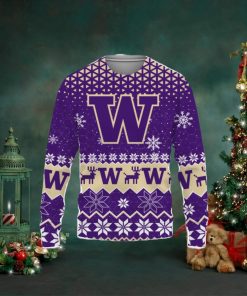 Washington Huskies Snowflake Pattern