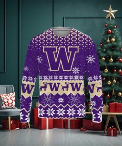 Washington Huskies Snowflake Pattern