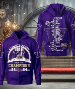 Washington Huskies Sugar Bowl Champions 23 24 3D Shirt