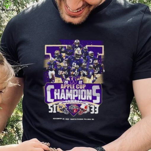 Washington Huskies Vs Washington State Cougars 51 33 2022 Apple Cup Champions shirt