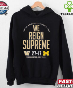 Washington Huskies Vs. Michigan Wolverines 2024 Score Shirt