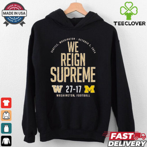 Washington Huskies Vs. Michigan Wolverines 2024 Score Shirt