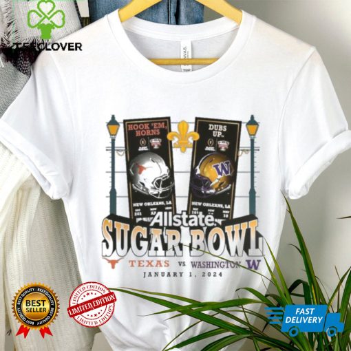 Washington Huskies Vs. Texas Longhorns 2024 Sugar Bowl Matchup Unmatched Excellence T Shirts