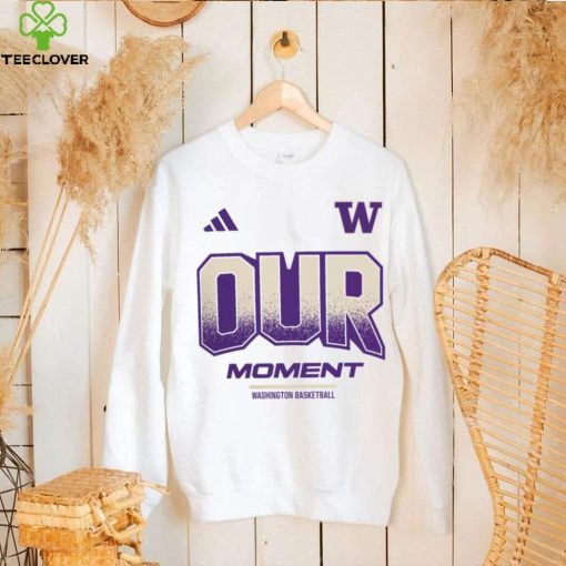 Washington Huskies White Basketball Bench T Shirt