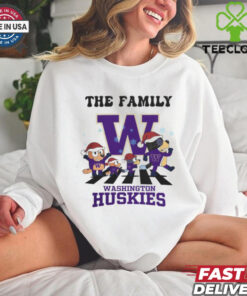 Washington Huskies X Family Bluey Merry Christmas 2024 Shirt