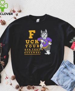 Washington Huskies fuck your eye test Go Dawgs hoodie, sweater, longsleeve, shirt v-neck, t-shirt