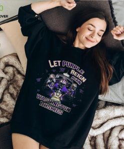 Washington Huskies let Purple Reign Again Fleece Thoodie, sweater, longsleeve, shirt v-neck, t-shirt