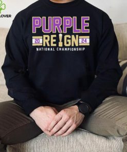 Washington Huskies purple reign 2024 national championship hoodie, sweater, longsleeve, shirt v-neck, t-shirt