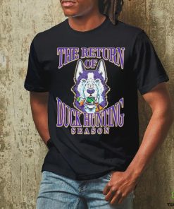 Washington Huskies the return of Duck hunting season hoodie, sweater, longsleeve, shirt v-neck, t-shirt