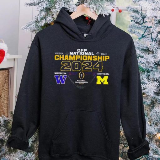 Washington Huskies vs Michigan Wolverines 2024 CFP National Championship matchup hoodie, sweater, longsleeve, shirt v-neck, t-shirt