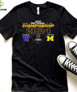 Washington Huskies vs Michigan Wolverines 2024 CFP National Championship matchup hoodie, sweater, longsleeve, shirt v-neck, t-shirt