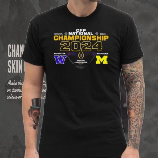 Washington Huskies vs Michigan Wolverines 2024 CFP National Championship matchup hoodie, sweater, longsleeve, shirt v-neck, t-shirt