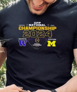 Washington Huskies vs Michigan Wolverines 2024 CFP National Championship matchup hoodie, sweater, longsleeve, shirt v-neck, t-shirt