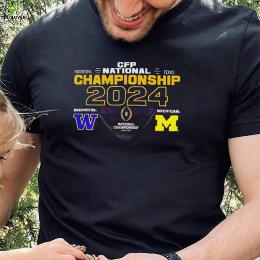 Washington Huskies vs Michigan Wolverines 2024 CFP National Championship matchup hoodie, sweater, longsleeve, shirt v-neck, t-shirt