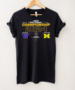 Washington Huskies vs Michigan Wolverines 2024 CFP National Championship matchup hoodie, sweater, longsleeve, shirt v-neck, t-shirt