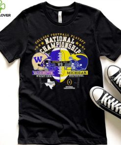 Washington Huskies vs Michigan Wolverines 2024 college football playoff national championship Houston Texas state head to head hoodie, sweater, longsleeve, shirt v-neck, t-shirt