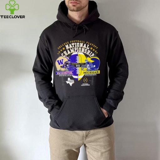 Washington Huskies vs Michigan Wolverines 2024 college football playoff national championship Houston Texas state head to head hoodie, sweater, longsleeve, shirt v-neck, t-shirt