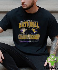 Washington Huskies vs Michigan Wolverines CFP 2024 National Championship Game Head to Head Stadium T Shirt