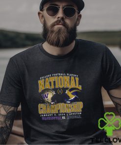 Washington Huskies vs Michigan Wolverines CFP 2024 National Championship Game Head to Head Stadium T Shirt