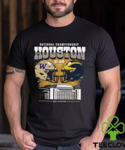 Washington Huskies vs Michigan Wolverines National Championship Houston NRG Stadium 2024 Shirt