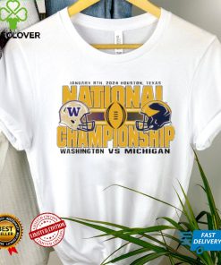 Washington Huskies vs Michigan Wolverines gold 2024 national championship bound hoodie, sweater, longsleeve, shirt v-neck, t-shirt