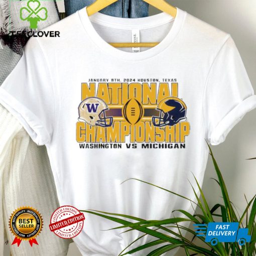 Washington Huskies vs Michigan Wolverines gold 2024 national championship bound hoodie, sweater, longsleeve, shirt v-neck, t-shirt