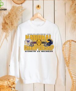 Washington Huskies vs Michigan Wolverines gold 2024 national championship bound hoodie, sweater, longsleeve, shirt v-neck, t-shirt