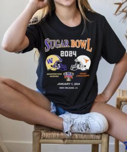 Washington Huskies vs Texas Longhorns Sugar Bowl 2024 january 1 2024 New Orleans LA head to head shirt