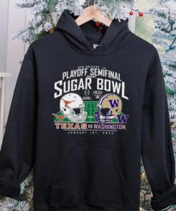 Washington Huskies vs. Texas Longhorns Blue 84 College Football Playoff 2024 Sugar Bowl Matchup T Shirt