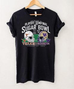 Washington Huskies vs. Texas Longhorns Blue 84 College Football Playoff 2024 Sugar Bowl Matchup T Shirt