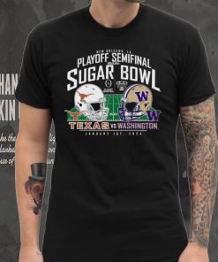 Washington Huskies vs. Texas Longhorns Blue 84 College Football Playoff 2024 Sugar Bowl Matchup T Shirt