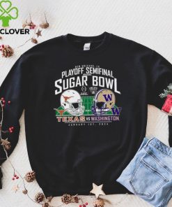 Washington Huskies vs. Texas Longhorns Blue 84 College Football Playoff 2024 Sugar Bowl Matchup T Shirt