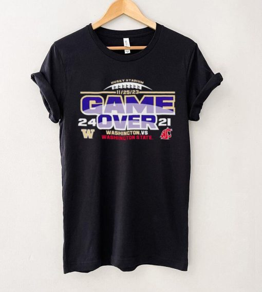 Washington Huskies vs. Washington State Cougars 2023 Apple Cup Score Game Over hoodie, sweater, longsleeve, shirt v-neck, t-shirt